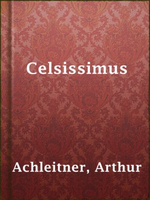 Celsissimus - ebook